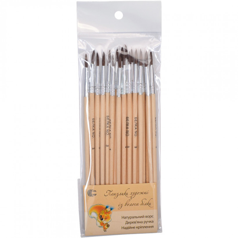 Пензлик худож. Білка №3, фото 1