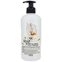 DiЄvo Крем-мило Молоко та мед Premium, 500мл з дозатором