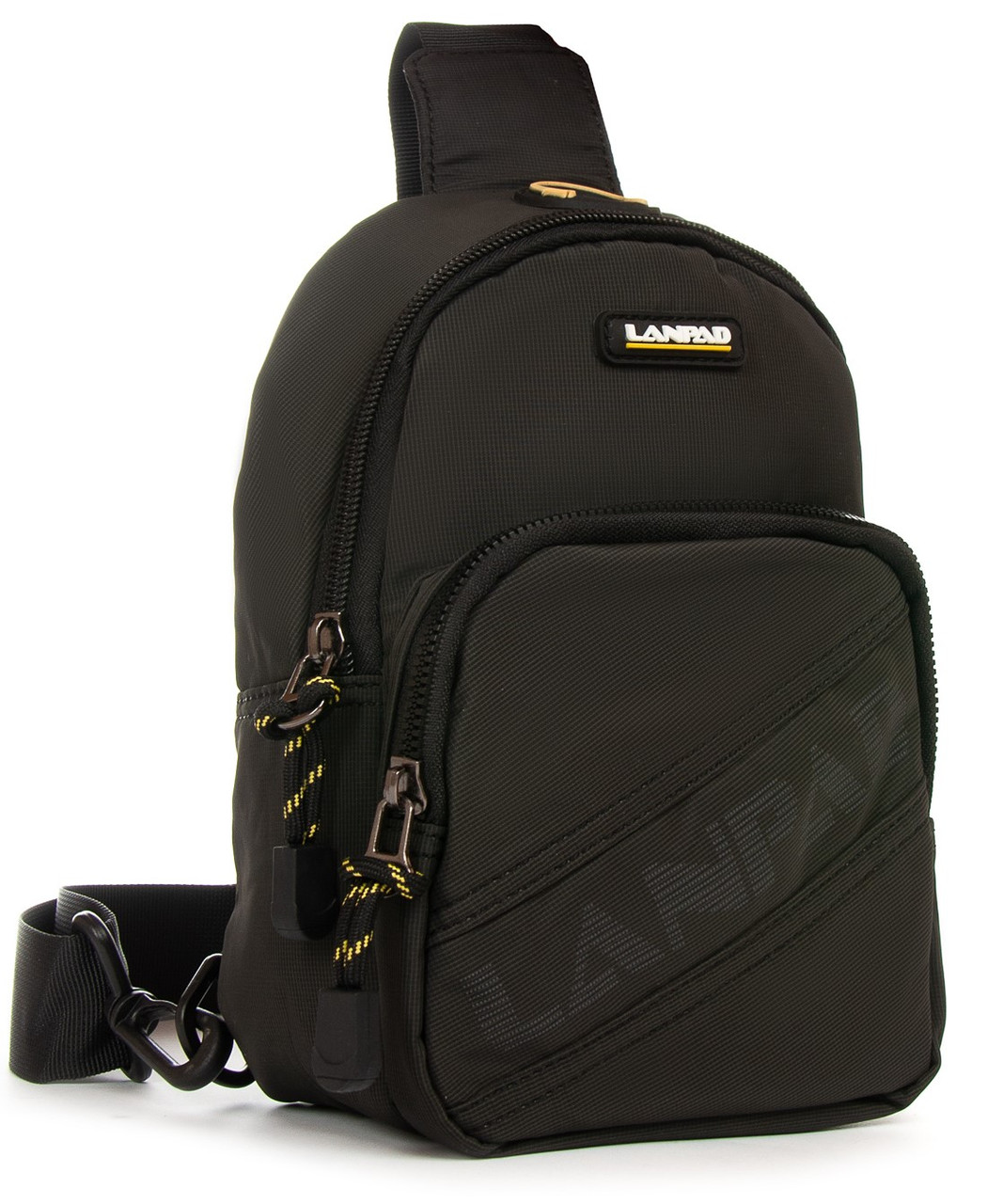 Чоловіча Сумка buuba Lanpad на плече чорний, фото 1