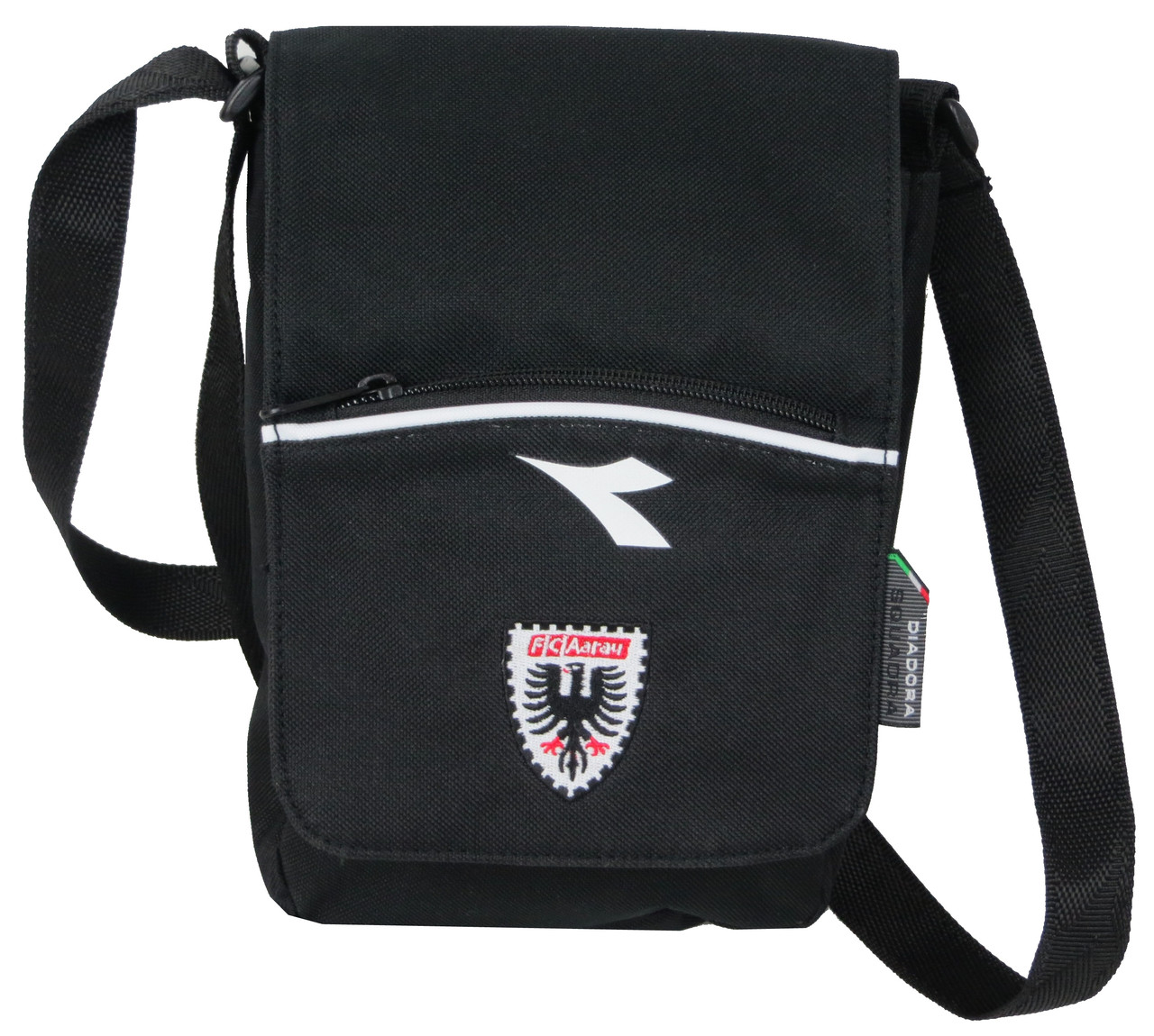 Чоловіча Сумка buuba на плече Diadora Tracolla Longstr FC чорна