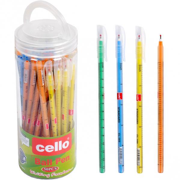 Ручка масляна "Ball Pen" Cello 369 синя