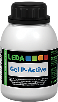 Добриво фосфорне Leda Gel P-Active 650г (500мл) для сільгоспкультур/ Комплексне добриво з азотом та калієм