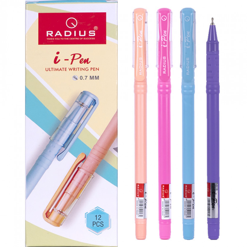 Ручка "I PEN" RADIUS синя КОЛЬОРОВИЙ КОРПУС
