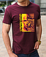 Чоловічі футболки на боксерську тематику,футболка Чарльз Олівейра, бавовняна футболка розмір S, фото 4