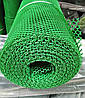 Пластикова сітка 6 х 8 мм 1.50 м*30 м парканна зелена Сота, фото 6
