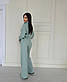 Жіночий в'язаний костюм зі штанами палаццо та вільним подовженим светром (р. 42-48) 63KO3740, фото 5