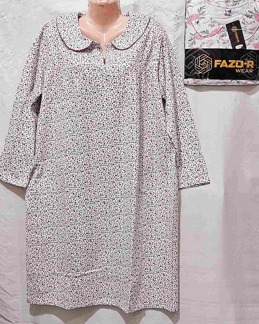 Жіночі нічночки "Fazo-R" Узбекистан теплі, фото 1