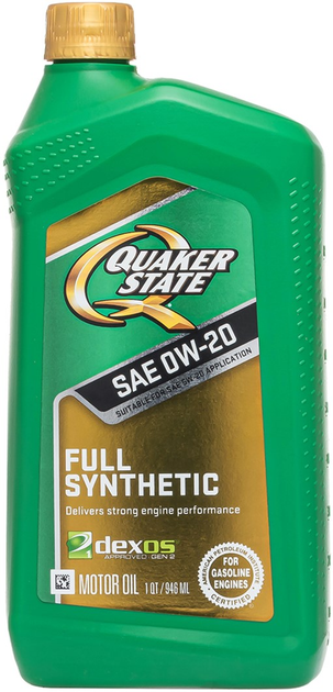 Моторна олива Quaker State 0W-20 Ultimate Durabiliti Full Synthetic 0.946л