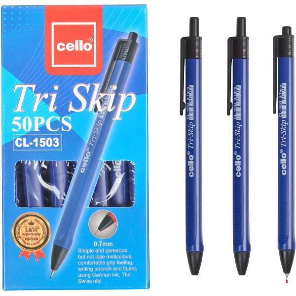 Ручка масляна "Tri Skip" Cello CL1503-50 синя