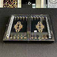 Нарди дерев'яні подарункові довгі нарди Велич 50×23 см, фото 5