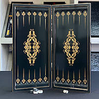 Нарди дерев'яні Велич Дракона 50×23см довгі та короткі нарди, фото 3