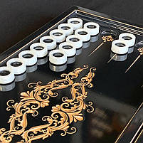 Нарди дерев'яні подарункові довгі нарди Велич 50×23 см, фото 8