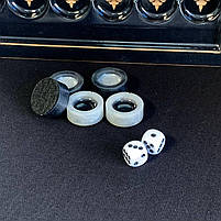 Нарди дерев'яні подарункові довгі нарди Велич 50×23 см, фото 7