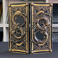 Нарди дерев'яні подарункові довгі нарди Велич 50×23 см, фото 2