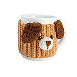 Дитячий набір для в'язання гачком аксесуара "Чохол для чашки" (ВК-008) BK-008 від 8ми років, фото 2