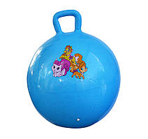 М'яч для фітнесу ND003 стрибун з ручкою 55 см