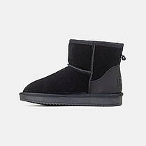 Зимові Черевики UGG Classic II Mini Black / УГГ Класик 2 Міні Чорні, фото 3