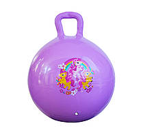 М'яч для фітнесу ND003 стрибун з ручкою 55 см