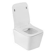Комплект 4 в 1: Інсталяція Grohe Rapid SL 3 в 1 38772001 + Унітаз безобідковий Kroner Eifel WHI523629 RIMLESS, фото 6