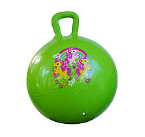 М'яч для фітнесу ND003 стрибун з ручкою 55 см