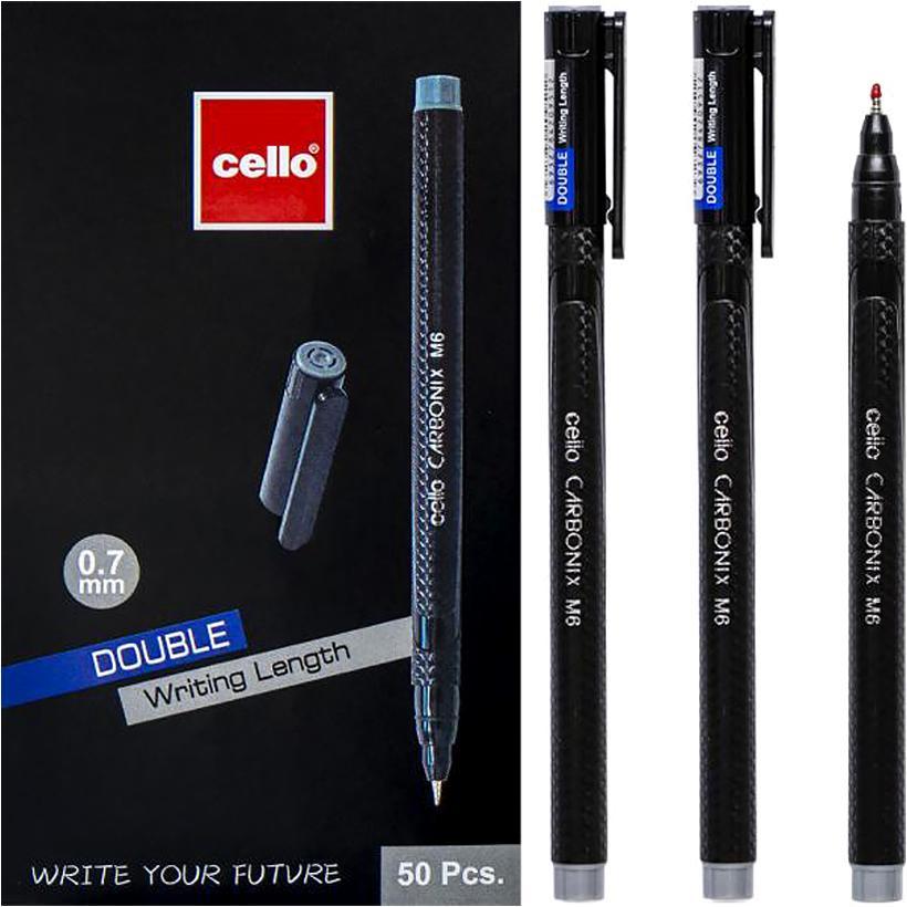 Ручка масляна CARBONIX Cello CL-M6 чорна