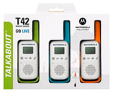 Рація Motorola Talkabout T42 Triple pack (комплект 3 рації), фото 4