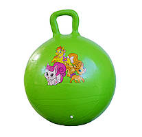 М'яч для фітнесу ND003 стрибун з ручкою 55 см