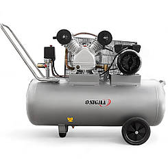 Компресор повітряний 100 л ремінний 2.5 кВт 396 л/хв 10бар SIGMA 7044151