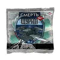 Тістоподібний засіб смерть щурам №1 від гризунів 200 г
