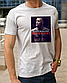 Чоловічі футболки юфс,одяг з боксерською тематикою постер з Конором Макгрегором,одяг для боксу розмір S, фото 4