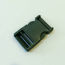 Фастекс карабін пластиковий п/п 30 мм темн. хакі