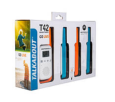 Рація Motorola Talkabout T42 Quad pack (комплект 4 рації), фото 5
