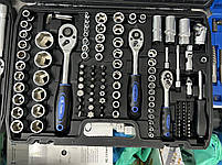 Набір інструментів 1/2"-3/8"-1/4", головки 4-32 мм, біти, 171 одиниць, фото 3