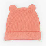 Ромпер із шапочкою дитячий на флісі Juicy peach зріст 86 см (12 - 18 місяців) Malena Персиковий, фото 8