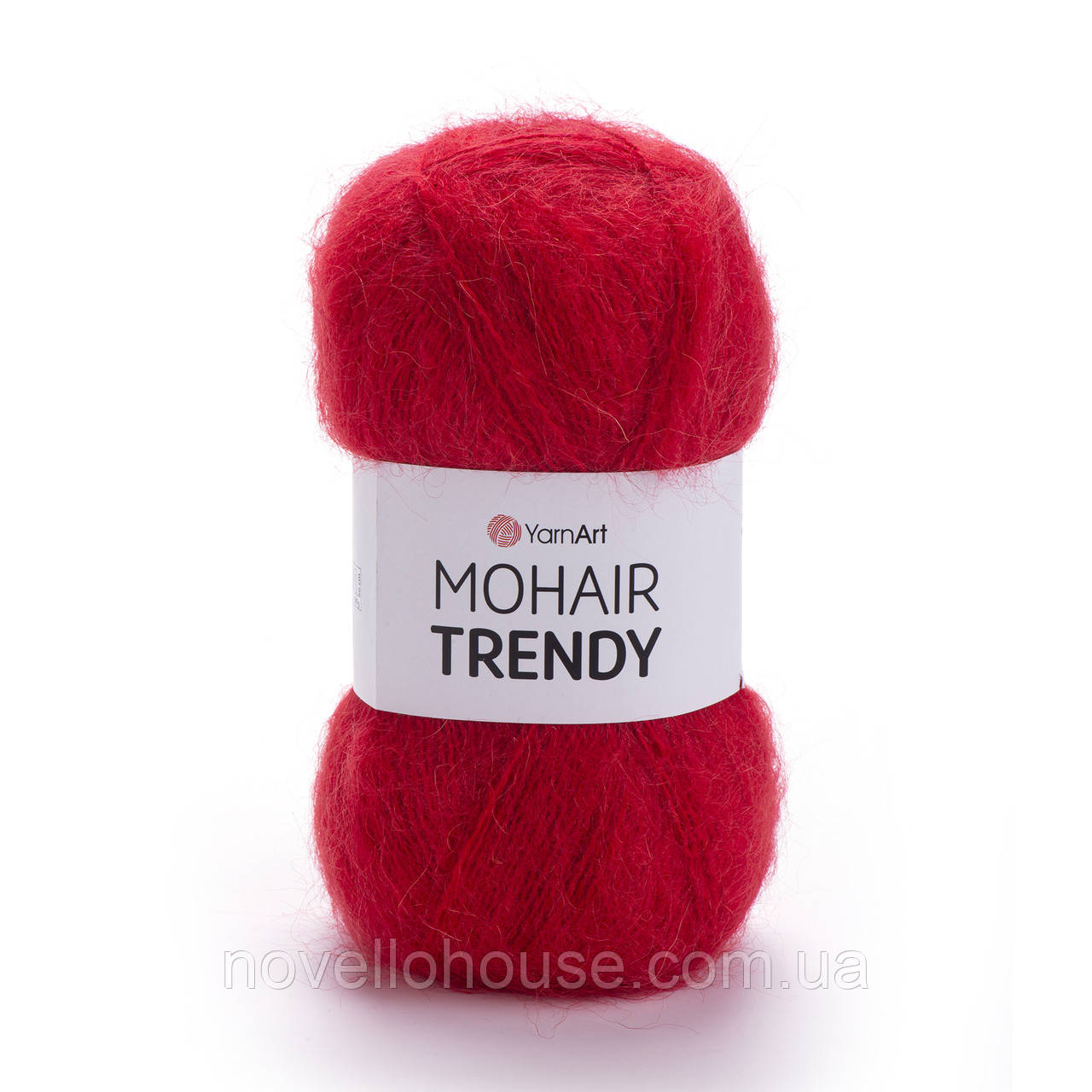 YarnArt MOHAIR TRENDY (Ярнарт Мохер Тренді) № 105 червоний (Пряжа мохер, нитки для в'язання)