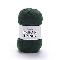 YarnArt MOHAIR TRENDY (Ярнарт Мохер Тренді) № 108 темно зелений (Пряжа мохер, нитки для в'язання)
