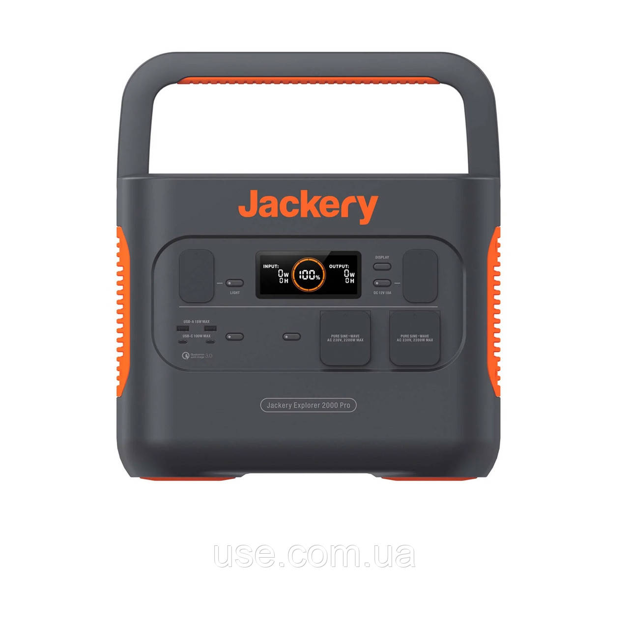 Портативна міні станція 2000W, Вт, Jackery, 220 V, Вольт, 2 розетки, з підключенням сонячної панелі