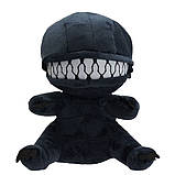 М'яка плюшева іграшка ксеноморф Чужий, Alien 25 см, Чорний, фото 2