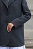 Жіноче кашемірове пальто-жакет вільного крою з коміром відкладним Gs2703, фото 6