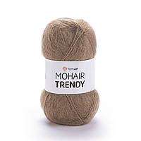 YarnArt MOHAIR TRENDY (Ярнарт Мохер Тренді) № 116 бежевий (Пряжа мохер, нитки для в'язання)