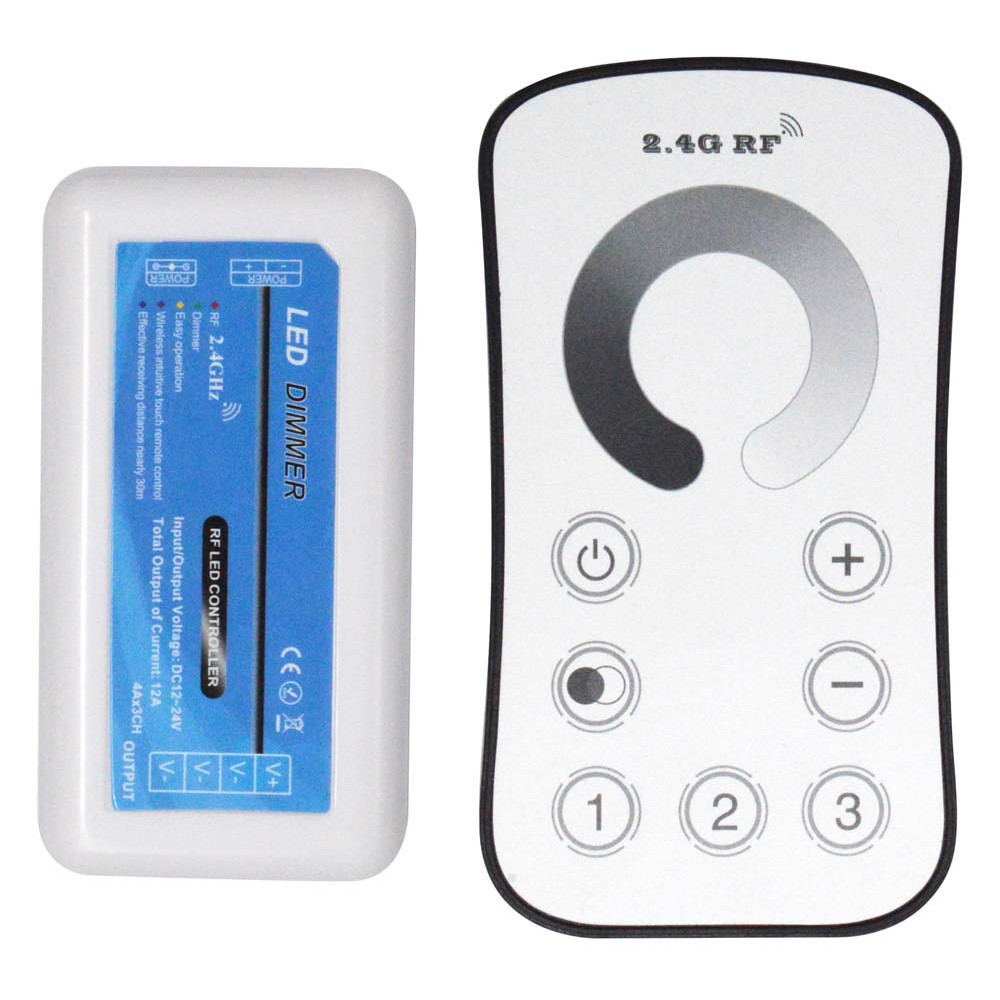 LED димер RF 12A 2.4G DC12-24V Радіо - Сенсорний 6 кнопок