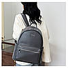 Жіночий сірий рюкзак для міста, фото 2