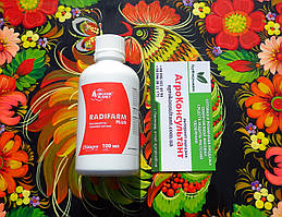 Стимулятор росту Радіфарм, 100 мл — укорінювач для саджанців квітів, троянд, дерев, хвойних і овочевих культур