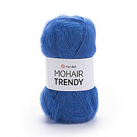 YarnArt MOHAIR TRENDY (Ярнарт Мохер Тренді) № 140 темно-блакитний (Пряжа мохер, нитки для в'язання)