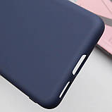 Чохол Silicone Cover Lakshmi (AA) для Google Pixel 9 Pro XL | Мікрофібра Синій / Midnight Blue, фото 3