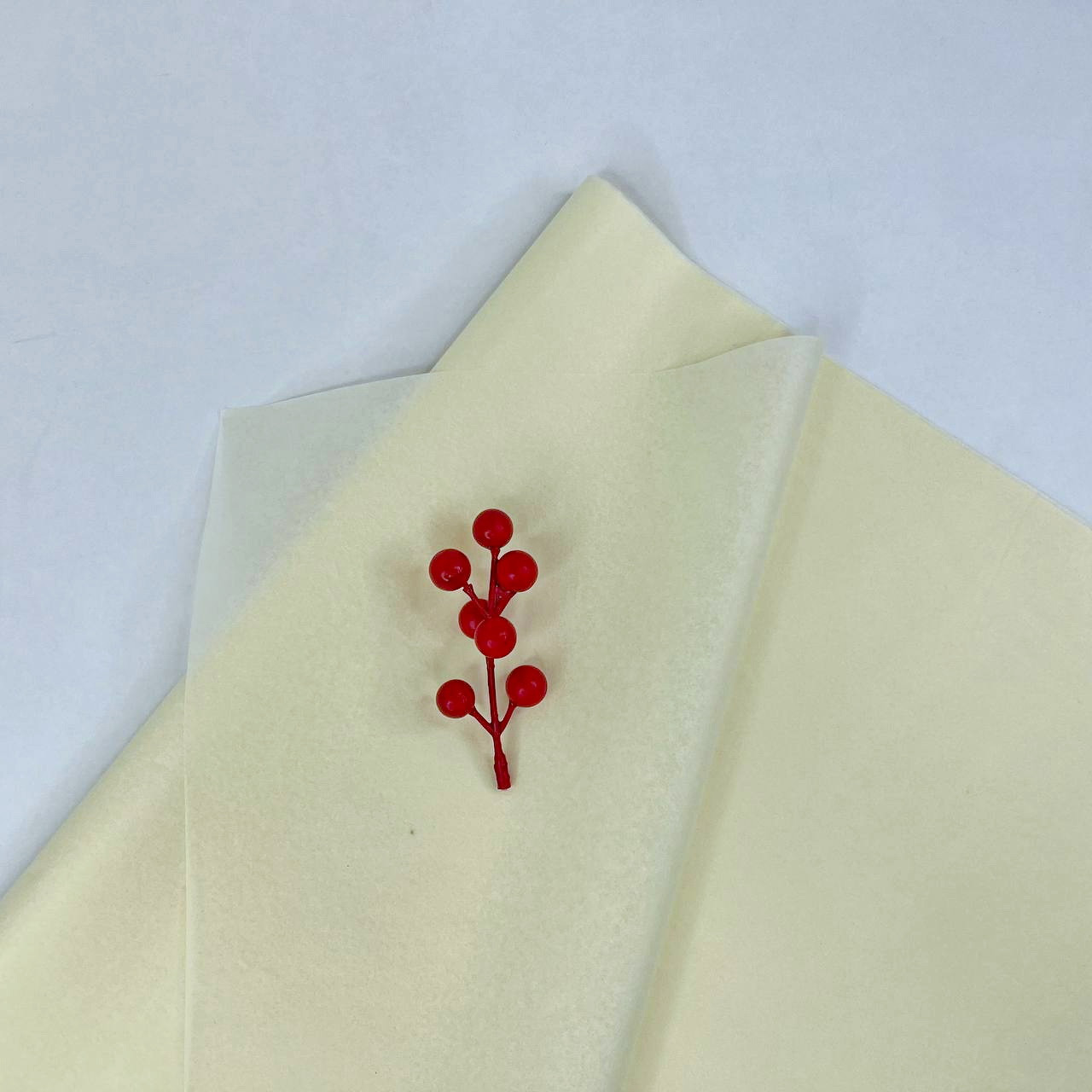 Папір тіш'ю, шампань, 50*70 см, (5 листів)