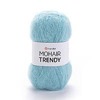 YarnArt MOHAIR TRENDY (Ярнарт Мохер Тренді) № 142 м'ята (Пряжа мохер, нитки для в'язання)