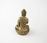 Підсвічник Будда (молиться) 20х12х12 см бронзовий, фото 3