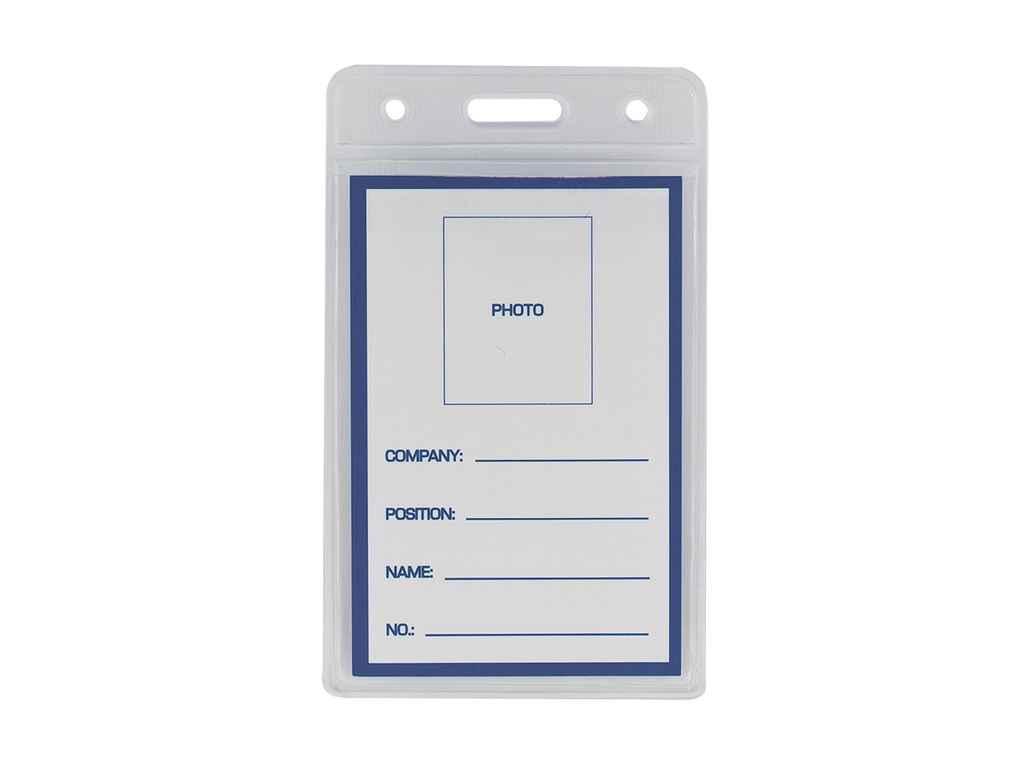 Бейдж-ідентифікатор вертикальний, пласт., 65х109мм BM.5403 ТМ BUROMAX BP, фото 1