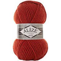 Пряжа для в'язання Alize Superlana maxi. Колір - 36, теракот